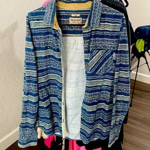 Burton Womens flannel. Size L